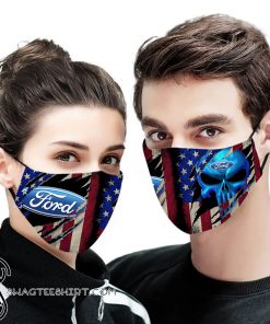 Ford american flag full printing face mask