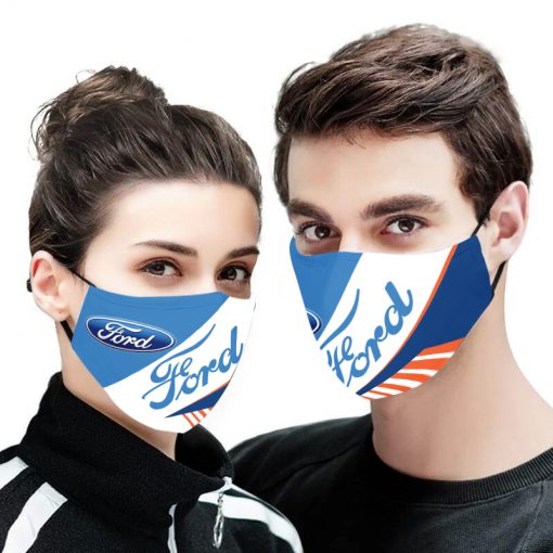 Ford logo car full printing face mask 1