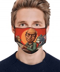 Gene deitch tom and jerry cotton face mask 1