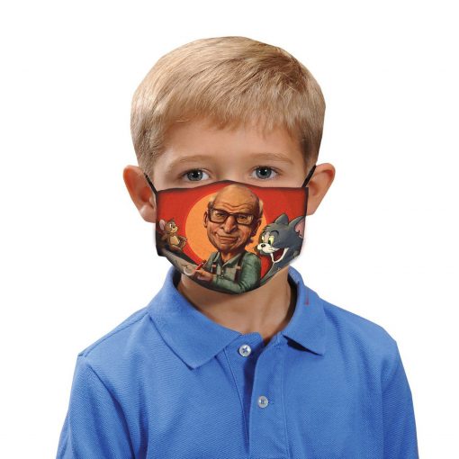 Gene deitch tom and jerry cotton face mask 3