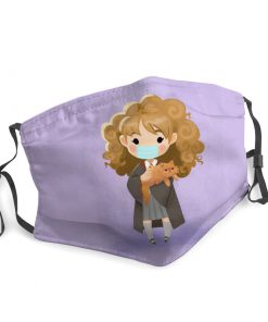 Hermione granger harry potter stay home face mask 1