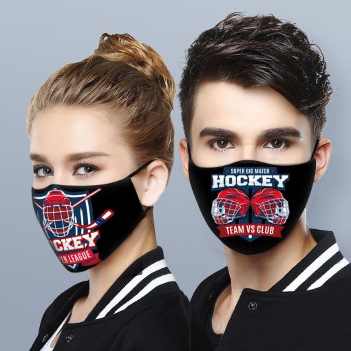 Hockey super league anti-dust cotton face mask 1