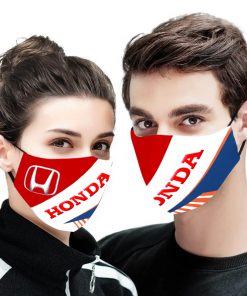 Honda motor logo full printing face mask 1