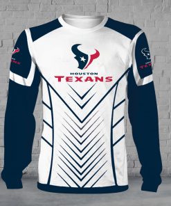 Houston texans full over print sweatshirt
