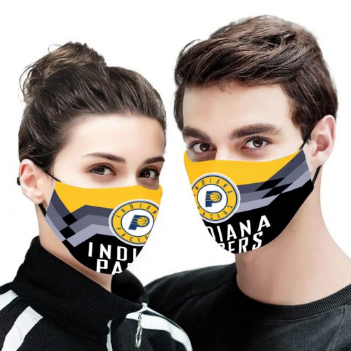 Indiana pacers full printing face mask 2