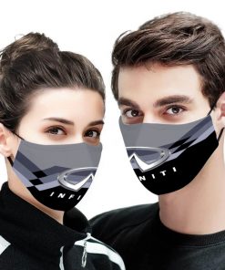 Infiniti logo full printing face mask 1