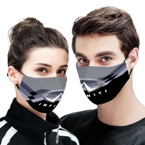 Infiniti logo full printing face mask 1