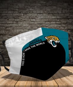 Jacksonville jaguars this is how save the world full printing face mask 1