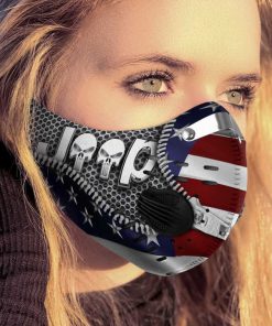 Jeep american flag carbon pm 2,5 face mask 2