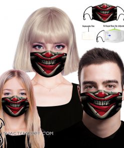 Joker smile full printing face mask
