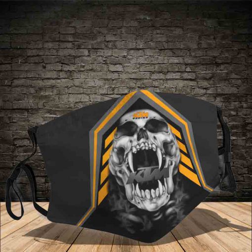 KTM death skull full printing face mask 4