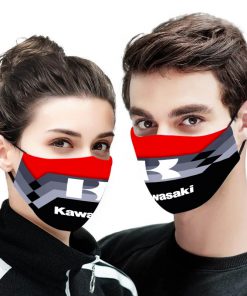 Kawasaki motor full printing face mask 1