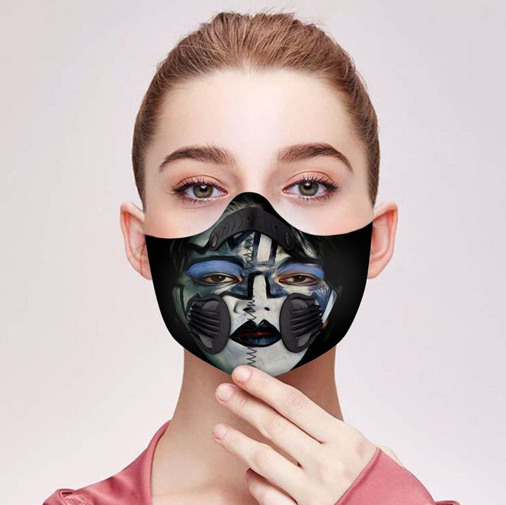 Kiss band filter activated carbon pm 2,5 face mask 4