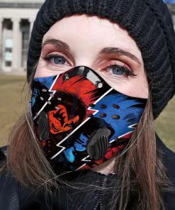 Kiss rock band carbon pm 2,5 face mask 1