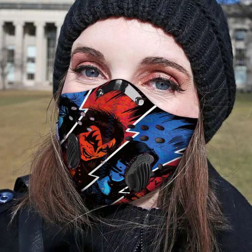 Kiss rock band carbon pm 2,5 face mask 1