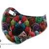 Knitting basket yarn carbon pm 2,5 face mask
