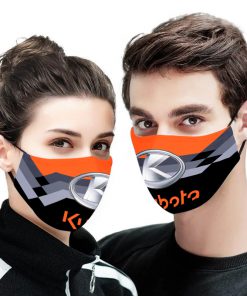 Kubota logo full printing face mask 4