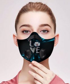 Love nurse filter activated carbon pm 2,5 face mask