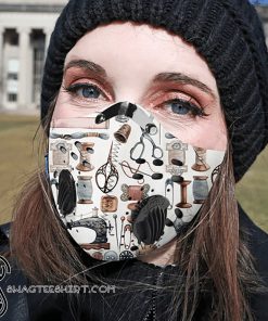 Love quilting carbon pm 2,5 face mask