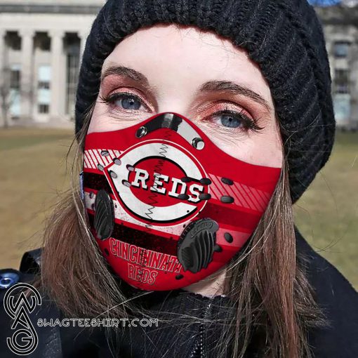 MLB cincinnati reds filter activated carbon face mask