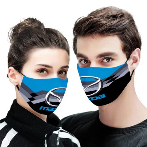 Mazda logo full printing face mask 1