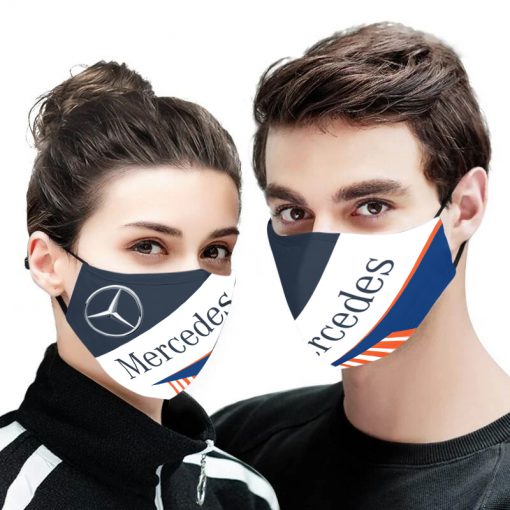 Mercedes-benz logo full printing face mask 4