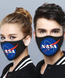 NASA logo anti-dust cotton face mask 1