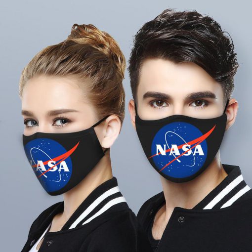 NASA logo anti-dust cotton face mask 1