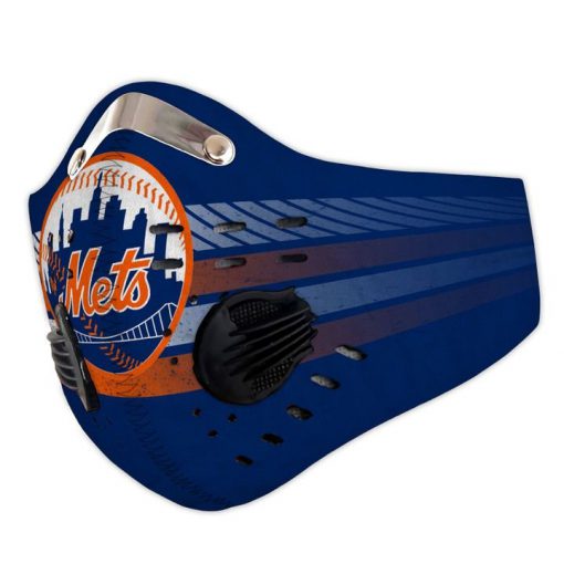 New york mets carbon pm 2,5 face mask 1