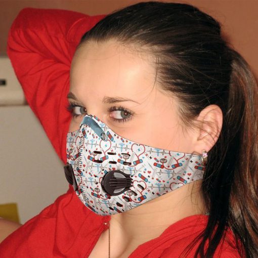 Nurse kit carbon pm 2,5 face mask 1