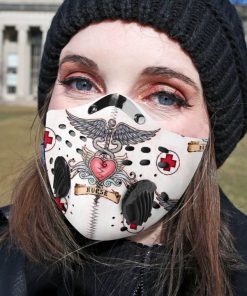 Nurse proud carbon pm 2,5 face mask 2