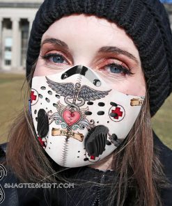Nurse proud carbon pm 2,5 face mask