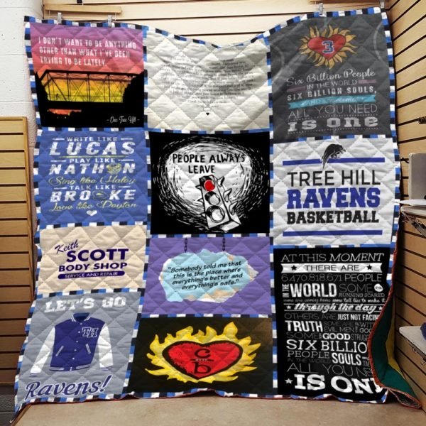 One tree hill people always leave full printing quilt 1