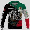 Personalized mexico golden eagle full printing shirt