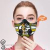 Personalized nfl green bay packers logo filter activated carbon face mask