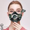 Personalized nfl green bay packers team filter activated carbon face mask