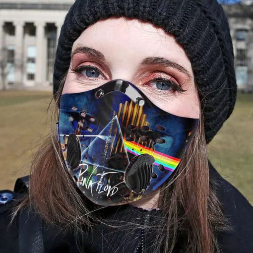 Pink floyd rock band carbon pm 2,5 face mask 3