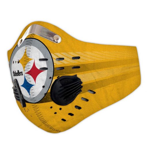 Pittsburgh steelers football carbon pm 2,5 face mask 1