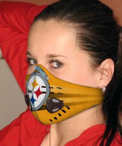 Pittsburgh steelers football carbon pm 2,5 face mask 2