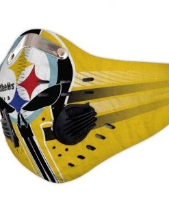Pittsburgh steelers grateful dead carbon pm 2,5 face mask 1