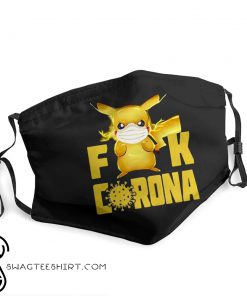 Pokemon pikachu fuck corona anti-dust face mask