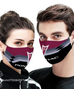 Pontiac logo full printing face mask