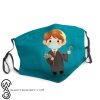 Ron weasley harry potter stay home face mask