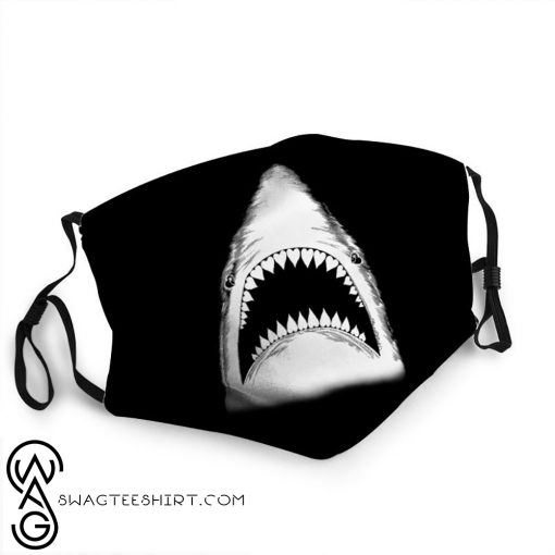 Shark mouth anti-dust face mask