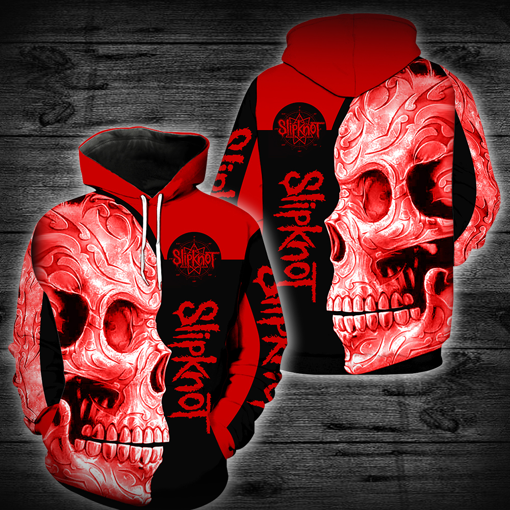 Slipknot sugar skull full over print hoodie