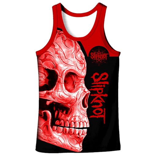 Slipknot sugar skull full over print tank top