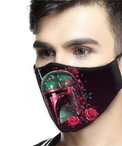 Star wars boba fett anti-dust cotton face mask 3