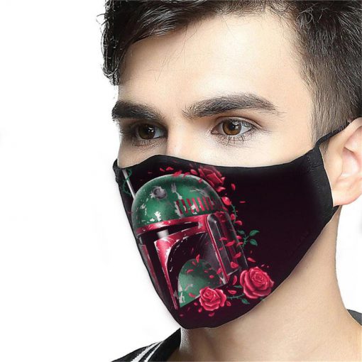 Star wars boba fett anti-dust cotton face mask 4