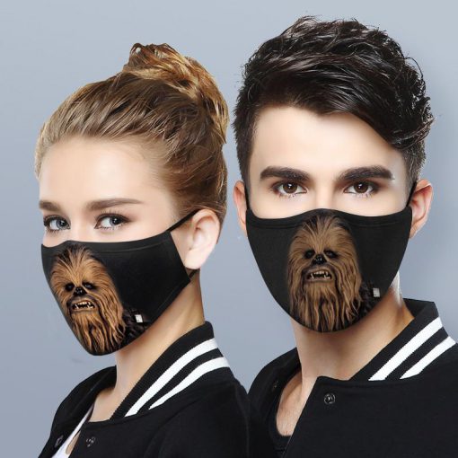 Star wars chewbacca anti-dust cotton face mask 2
