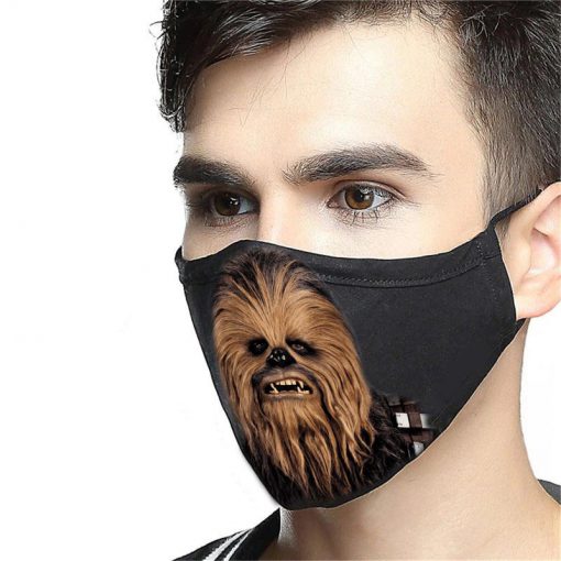 Star wars chewbacca anti-dust cotton face mask 3